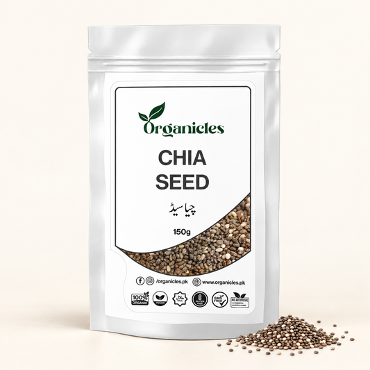 Chia Seeds 150g | چیا کے بیج Organicles pack